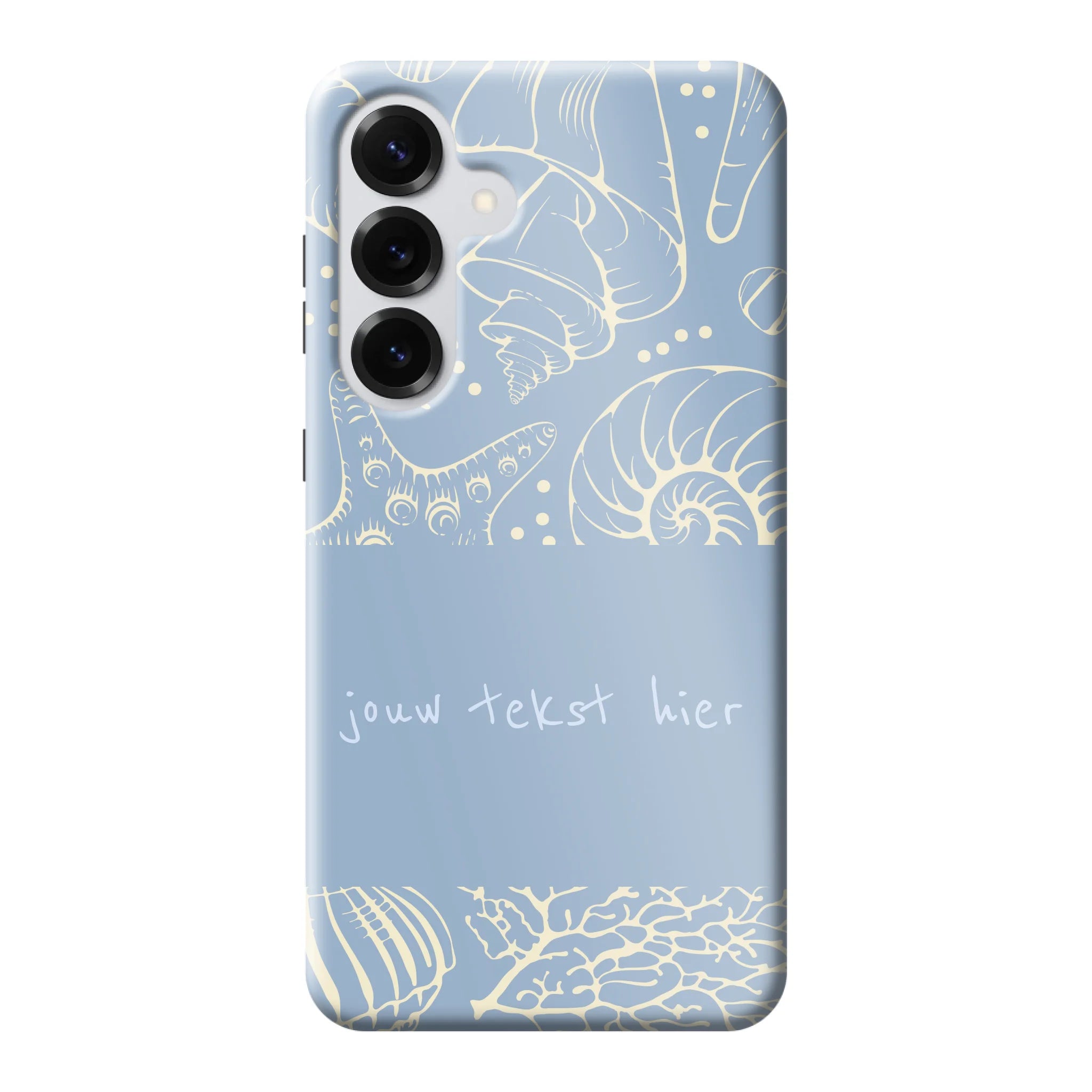 Naam °1 - Coastal Seashells Mix - Telefoonhoesje Maken - Keesty