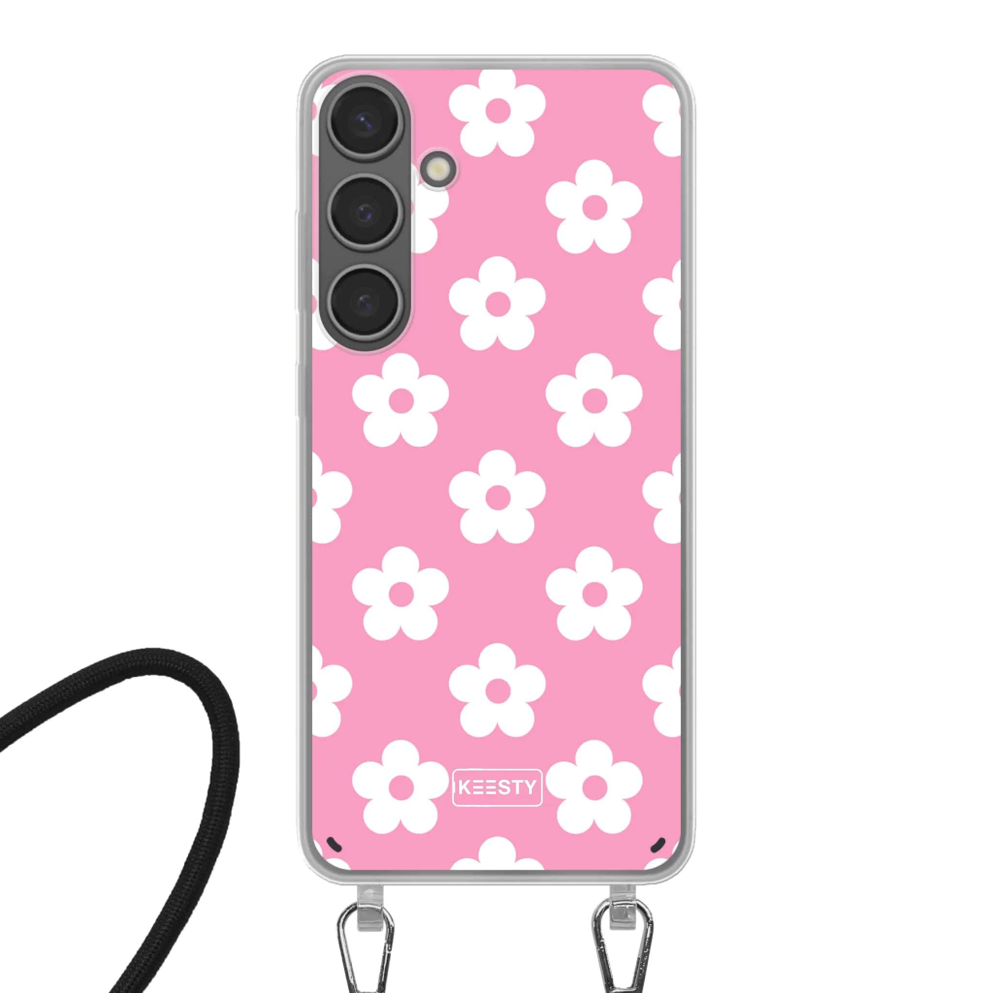 Samsung Galaxy S24 Plus Crossbody case (back printed, transparent)
