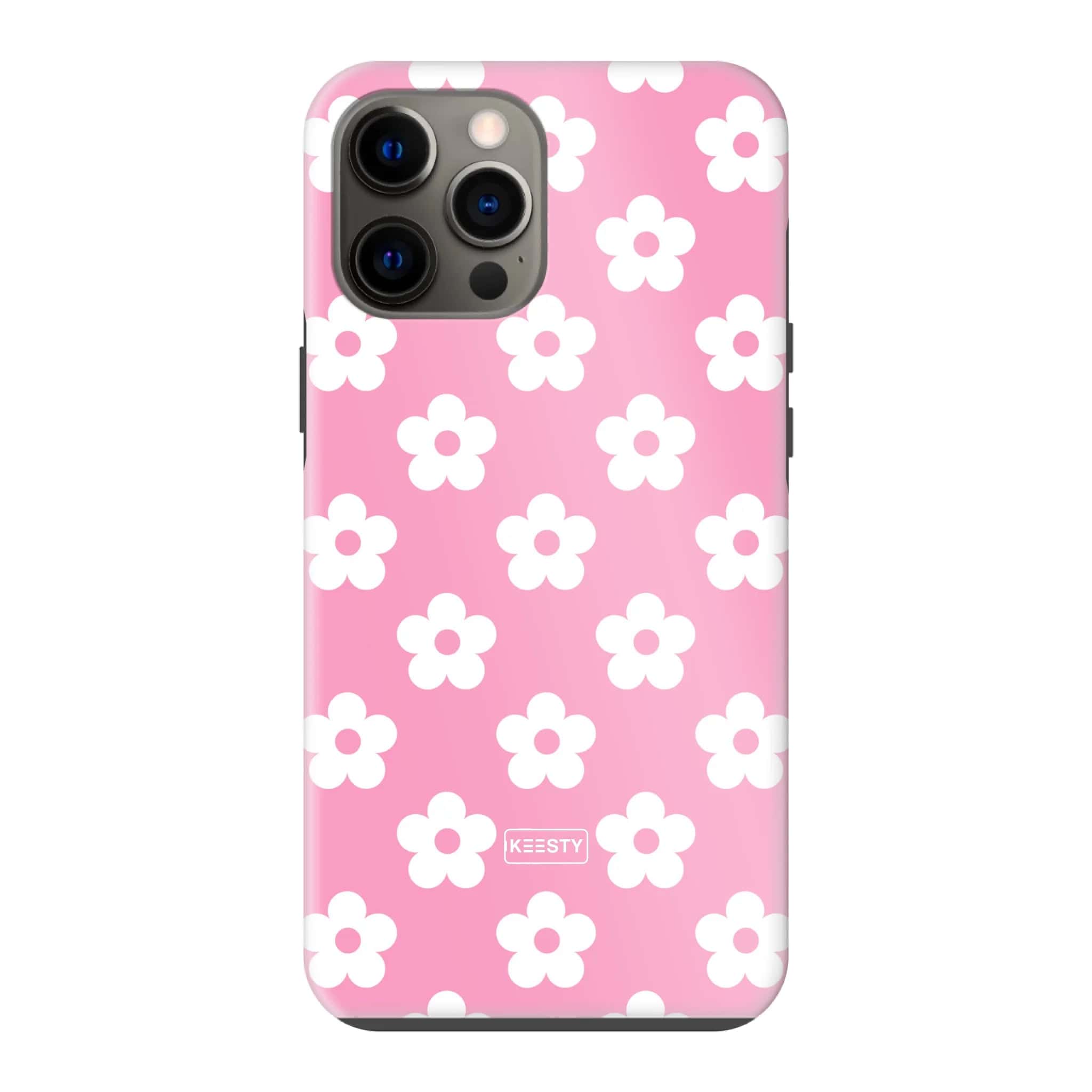 Telefoonhoesje personaliseren - Floral 4 - Tough hoesje