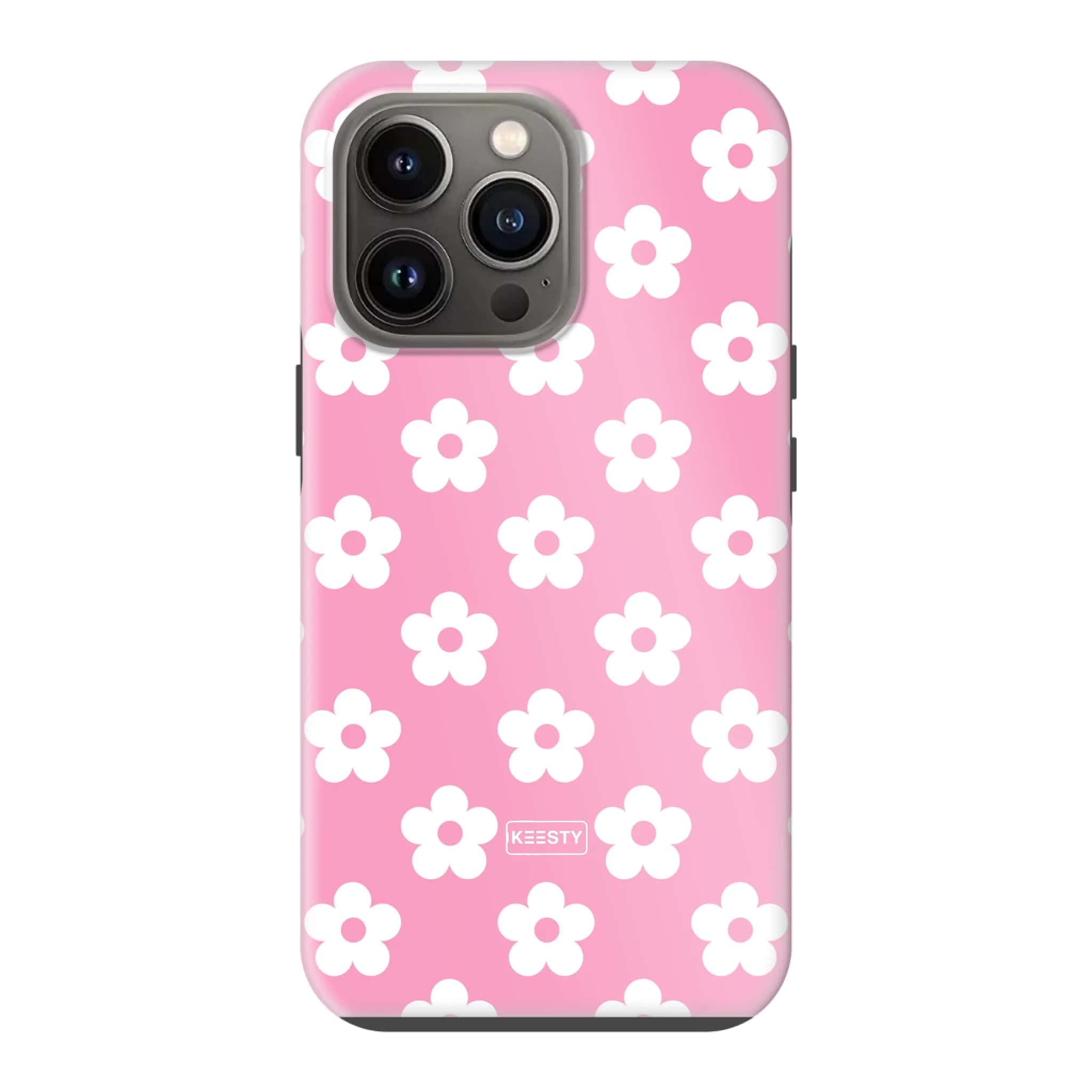 Telefoonhoesje personaliseren - Floral 4 - Tough hoesje