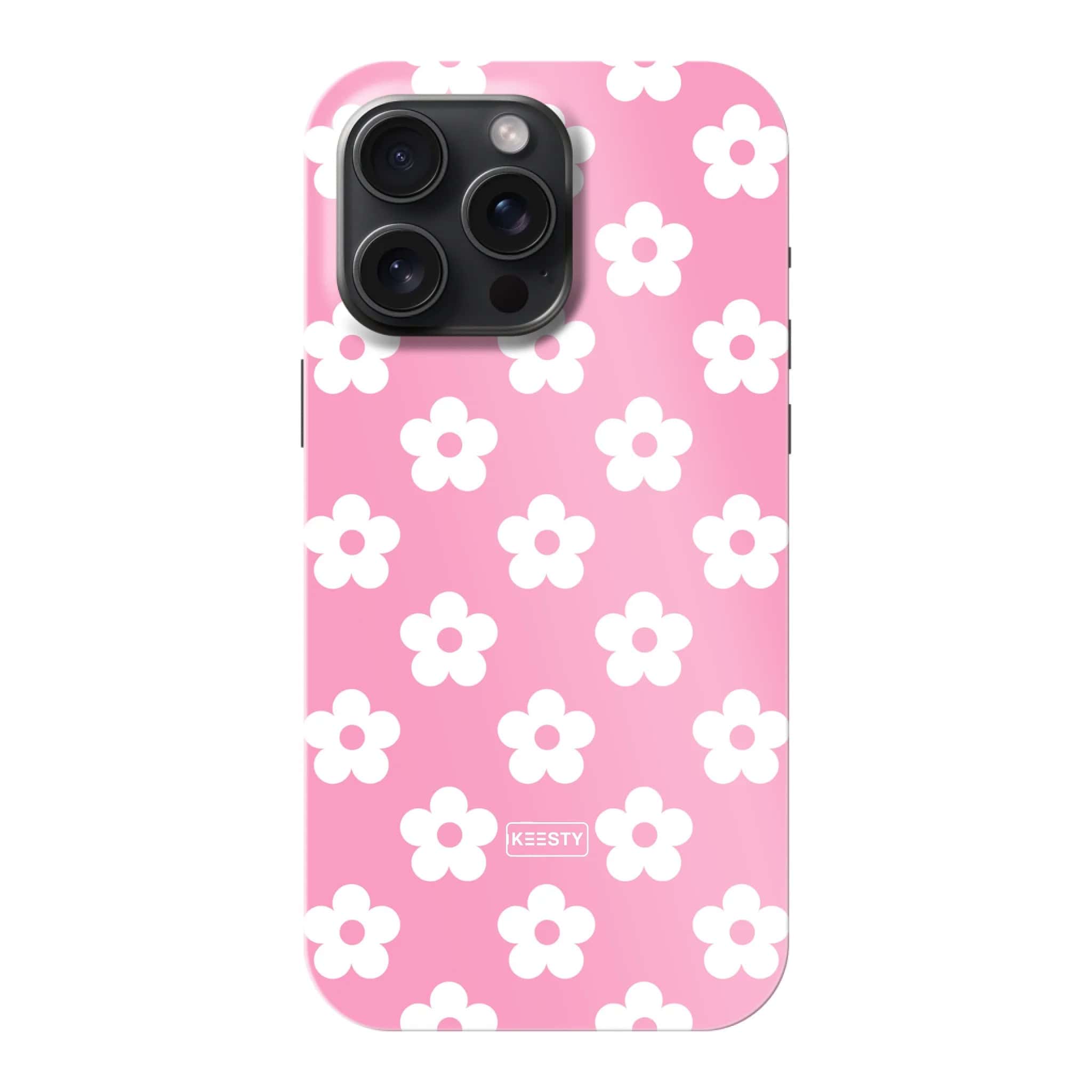 Telefoonhoesje personaliseren - Floral 4 - Tough hoesje