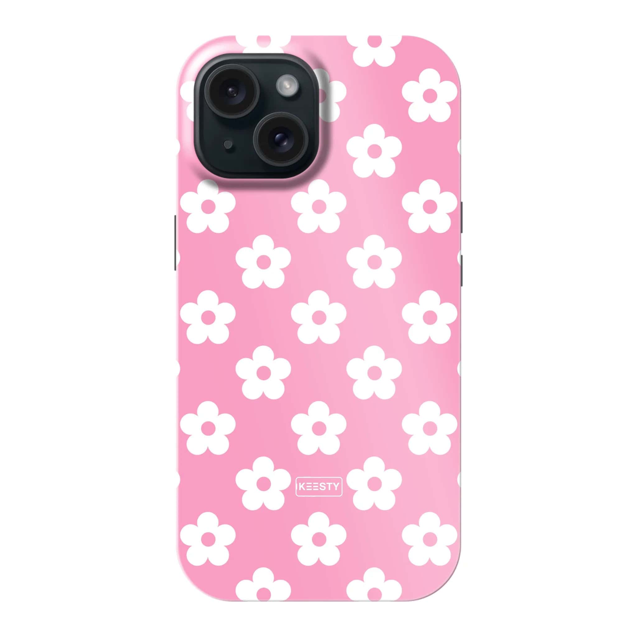 Telefoonhoesje personaliseren - Floral 4 - Tough hoesje