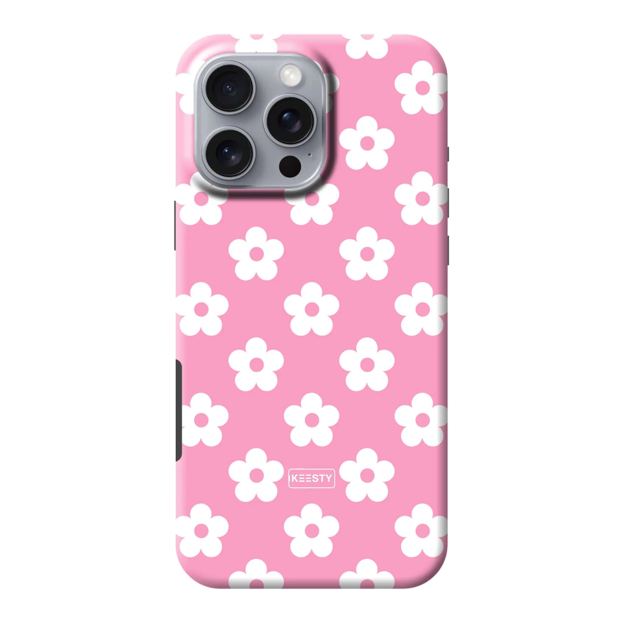 Telefoonhoesje personaliseren - Floral 4 - Tough hoesje