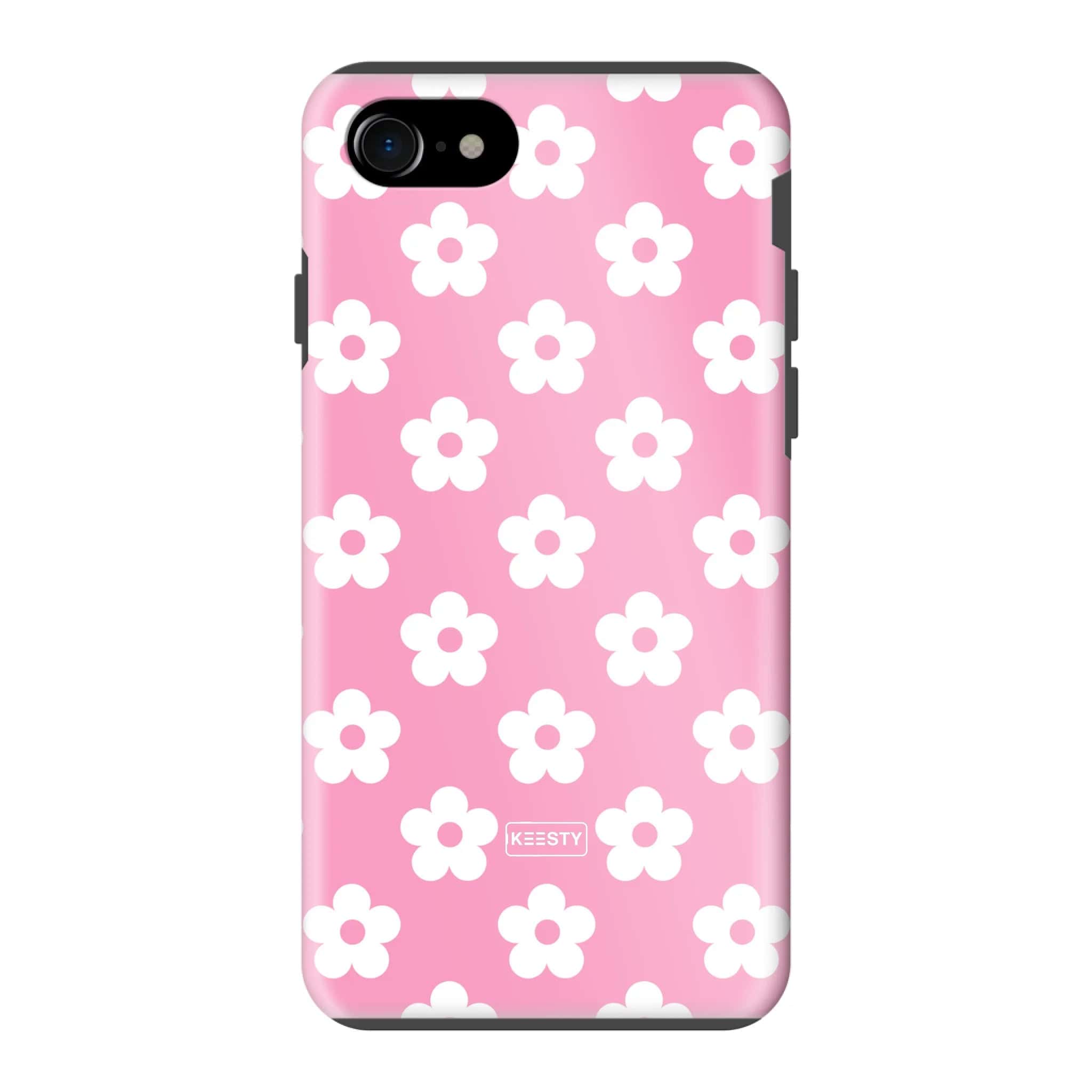 Telefoonhoesje personaliseren - Floral 4 - Tough hoesje