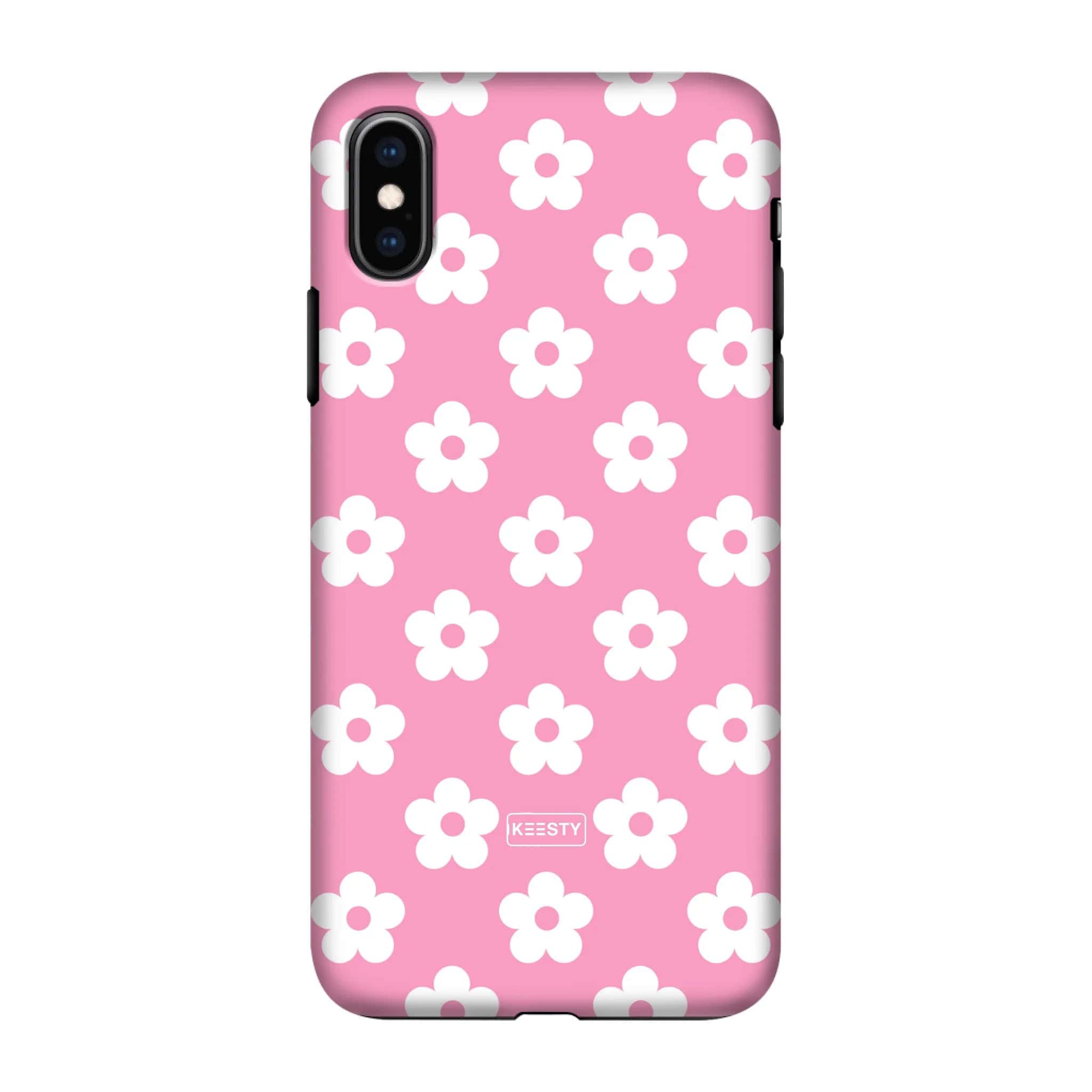 Telefoonhoesje personaliseren - Floral 4 - Tough hoesje