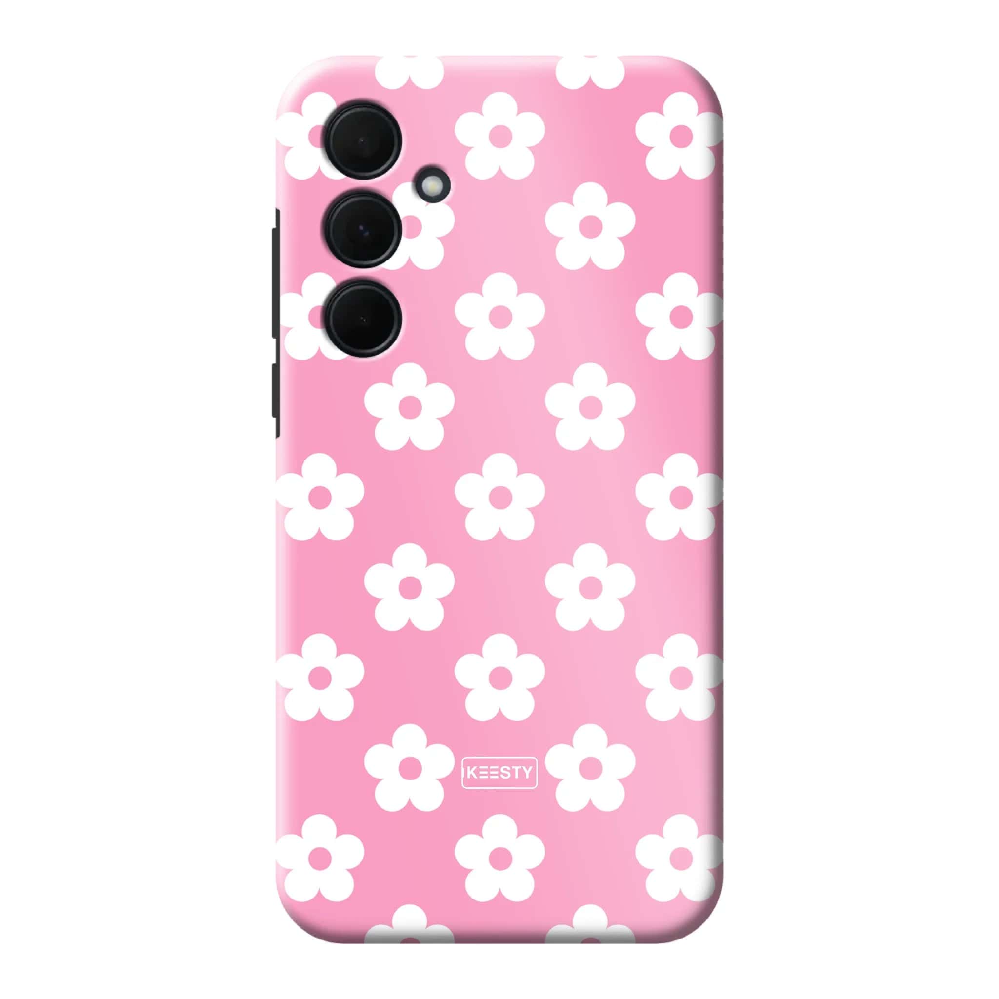 Telefoonhoesje personaliseren - Floral 4 - Tough hoesje