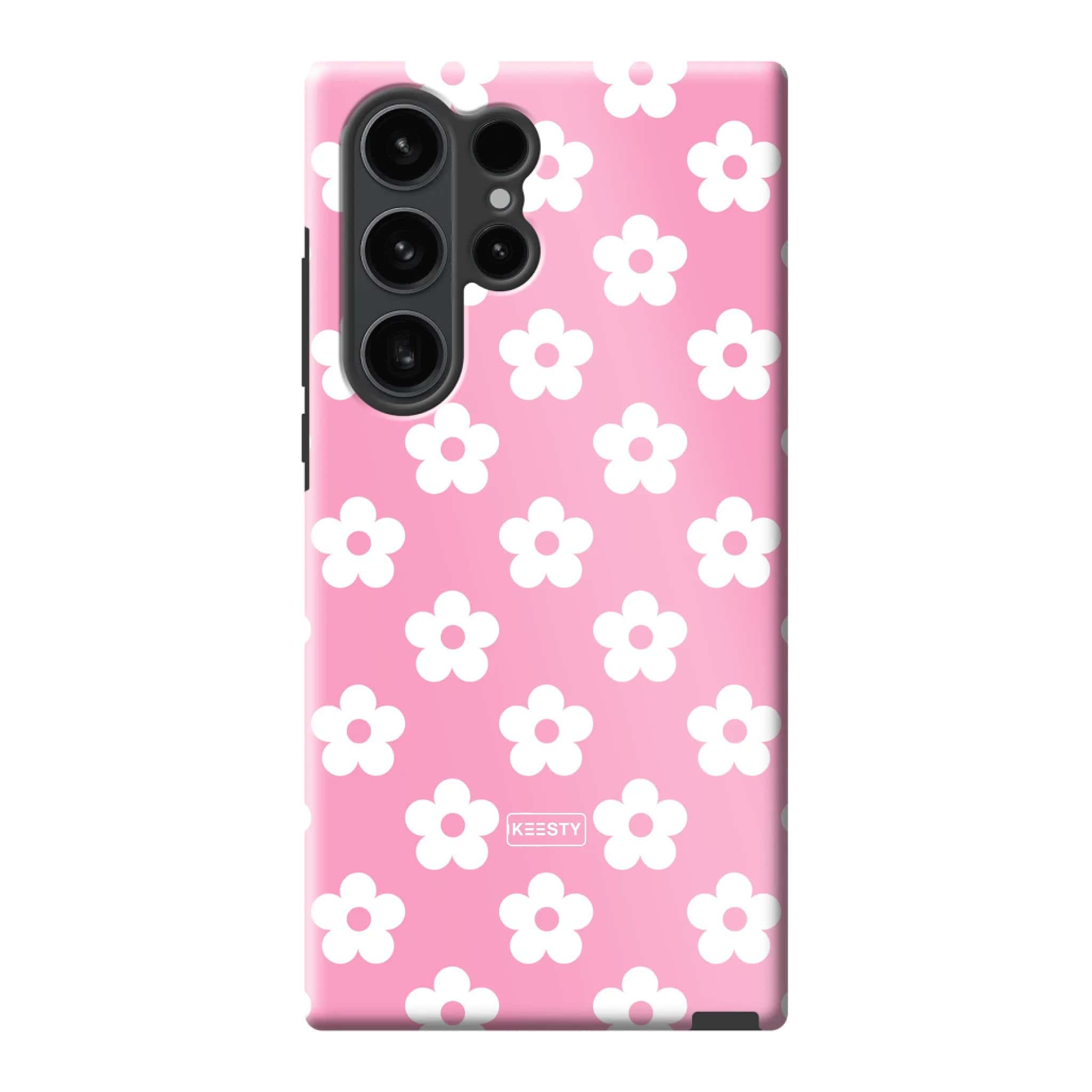 Telefoonhoesje personaliseren - Floral 4 - Tough hoesje