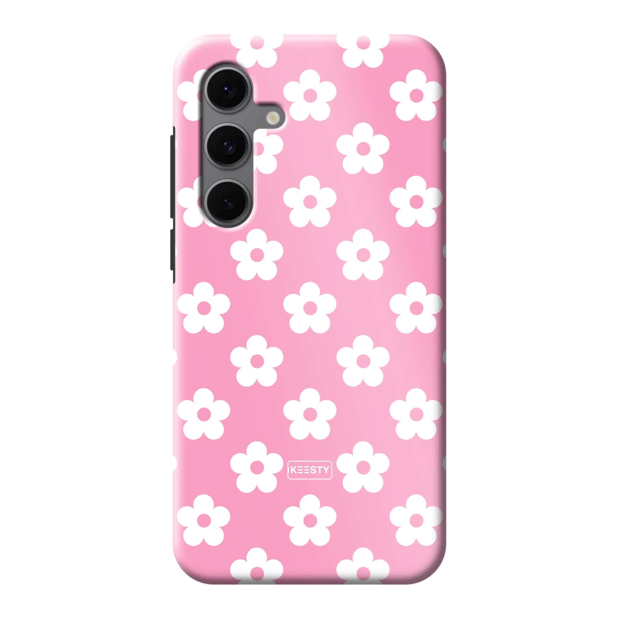 Telefoonhoesje personaliseren - Floral 4 - Tough hoesje