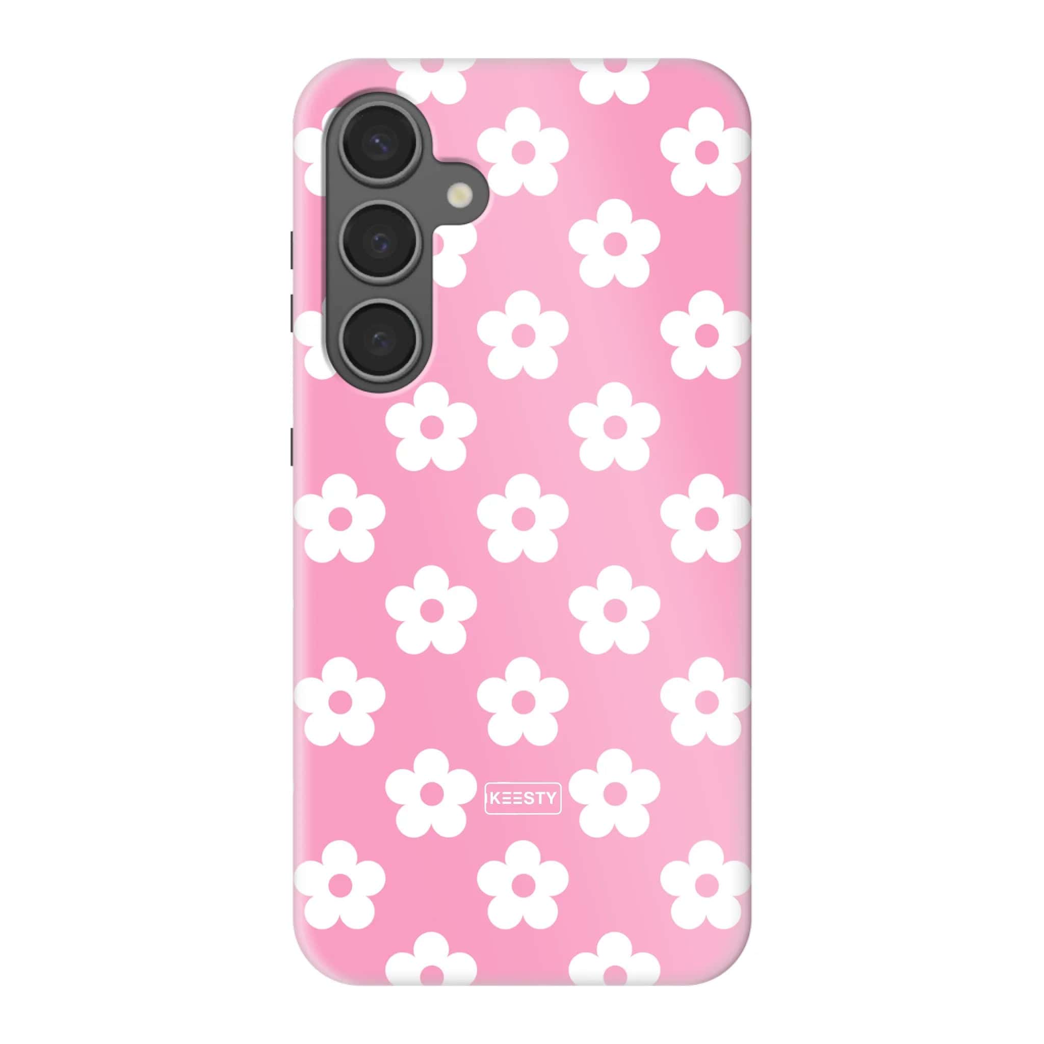 Telefoonhoesje personaliseren - Floral 4 - Tough hoesje