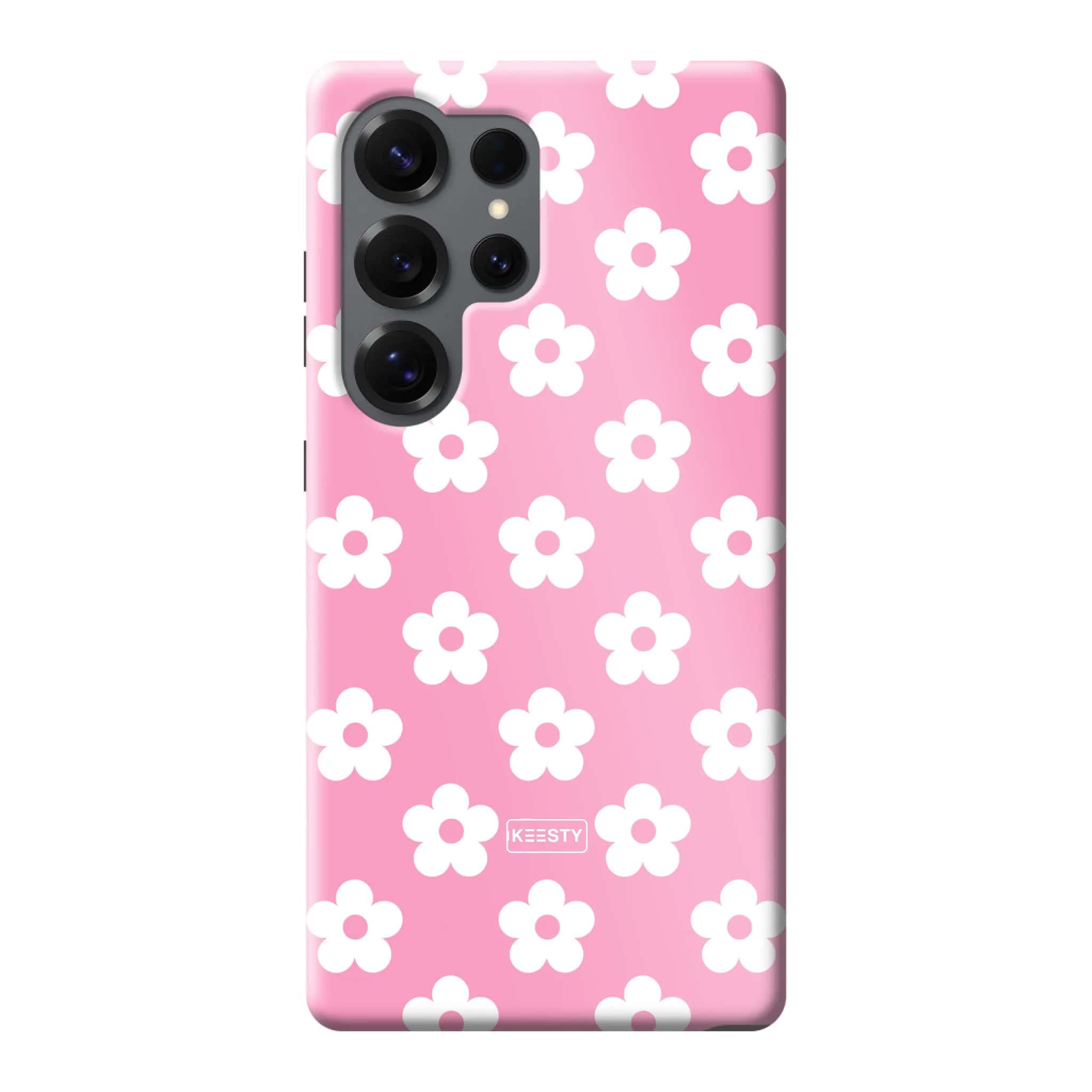Telefoonhoesje personaliseren - Floral 4 - Tough hoesje