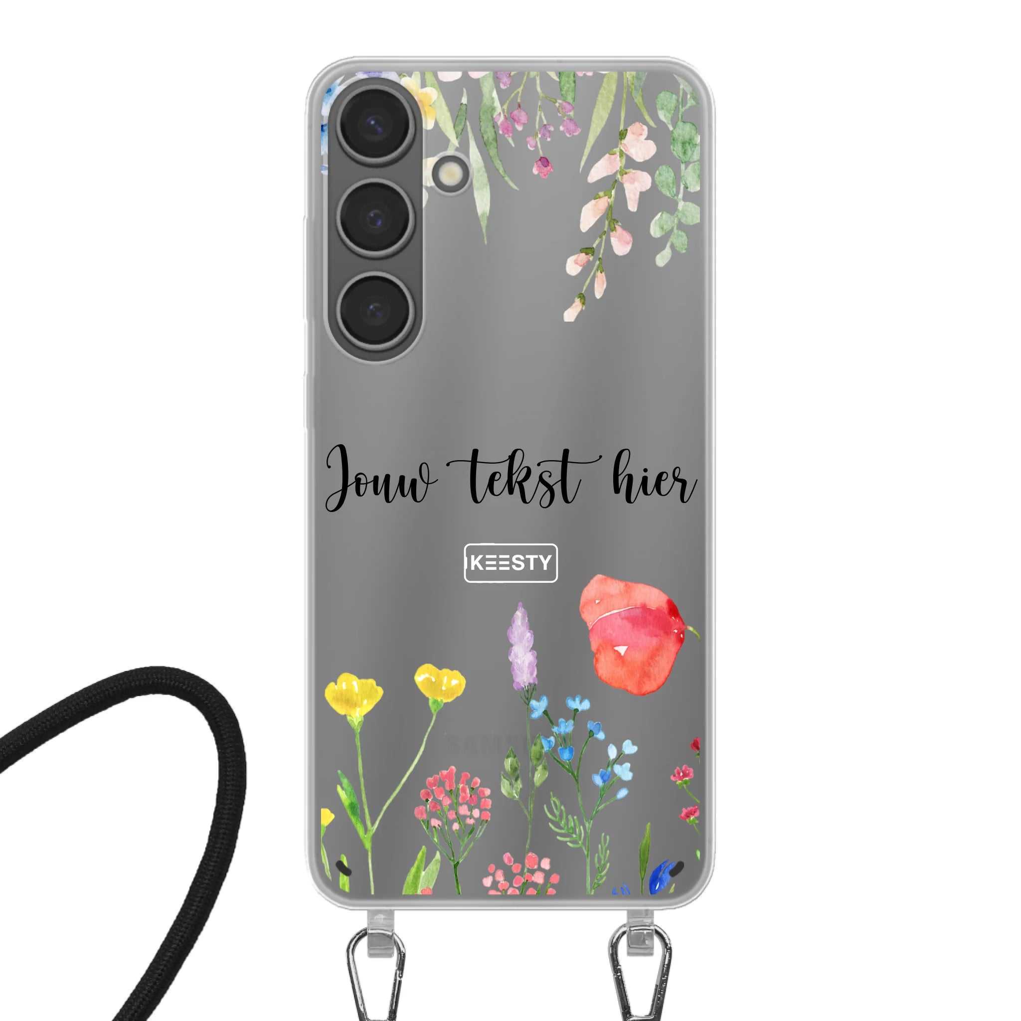 Telefoonhoesje Maken Koord Bloemen 2