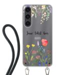 Telefoonhoesje Maken Koord Bloemen 2 Apple iPhone 14 Pro