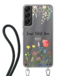 Telefoonhoesje Maken Koord Bloemen 2 Apple iPhone 15