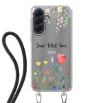 Telefoonhoesje Maken Koord Bloemen 2 Apple iPhone 15 Plus