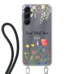 Telefoonhoesje Maken Koord Bloemen 2 Apple iPhone 15 Pro