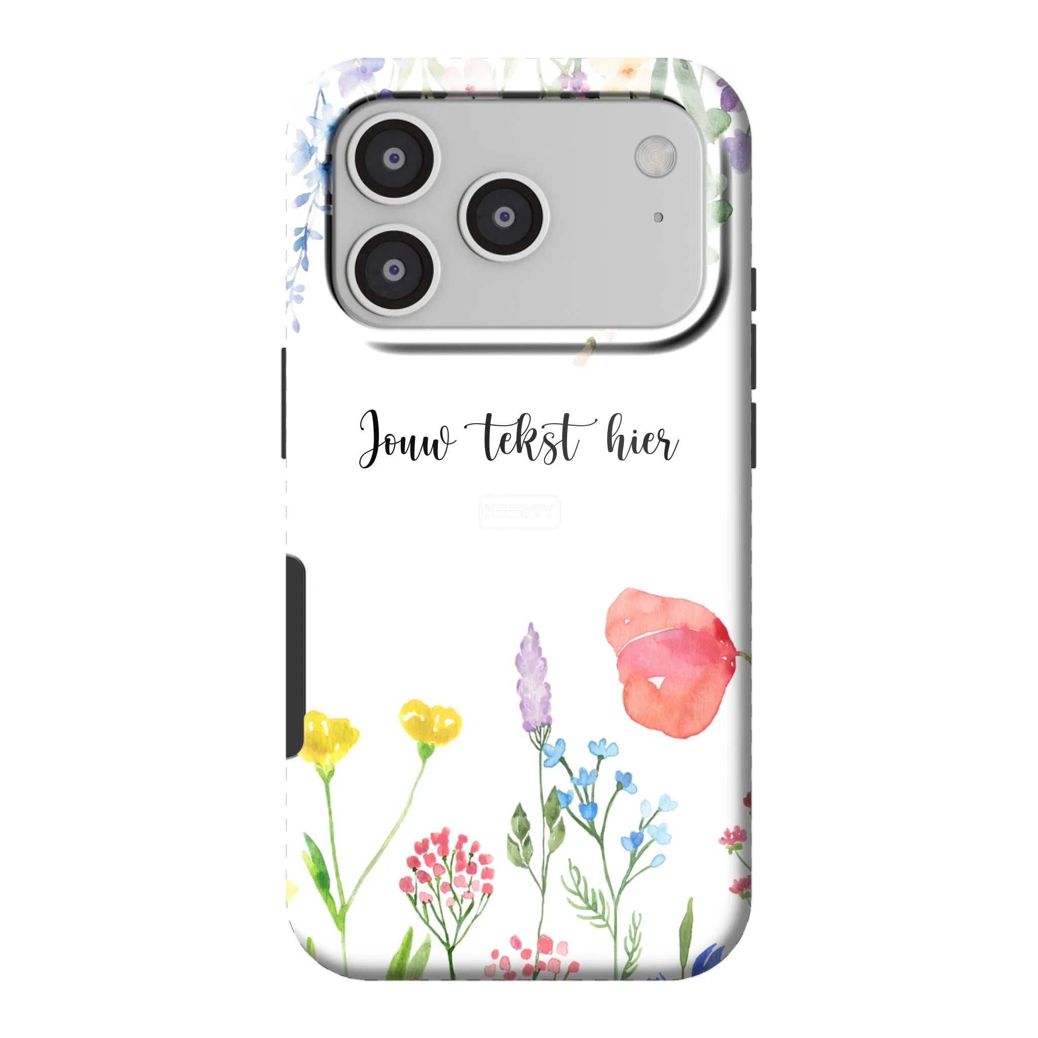 Telefoonhoesje Maken Tough Bloemen 2 Apple iPhone X & XS