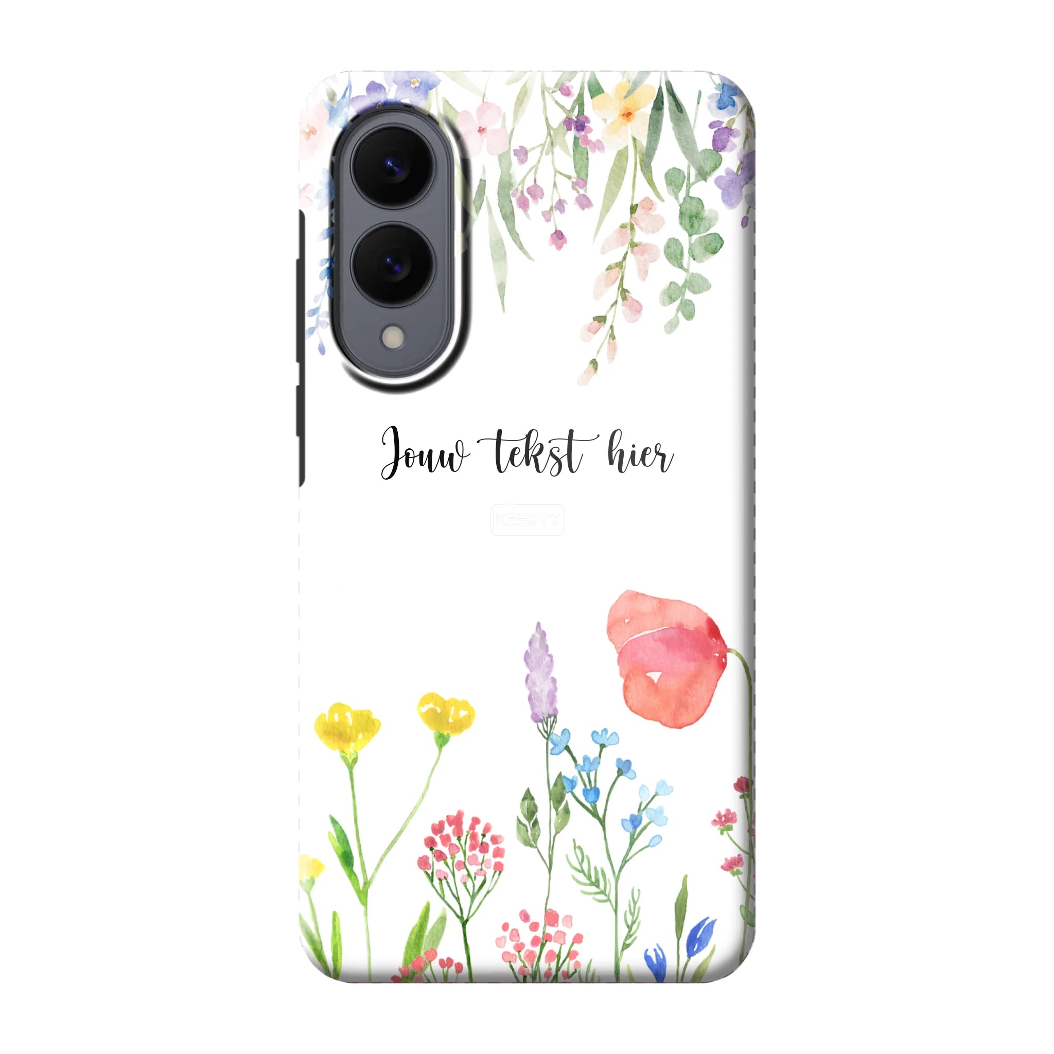 Telefoonhoesje Maken Tough Bloemen 2 Apple iPhone 12 en 12 Pro