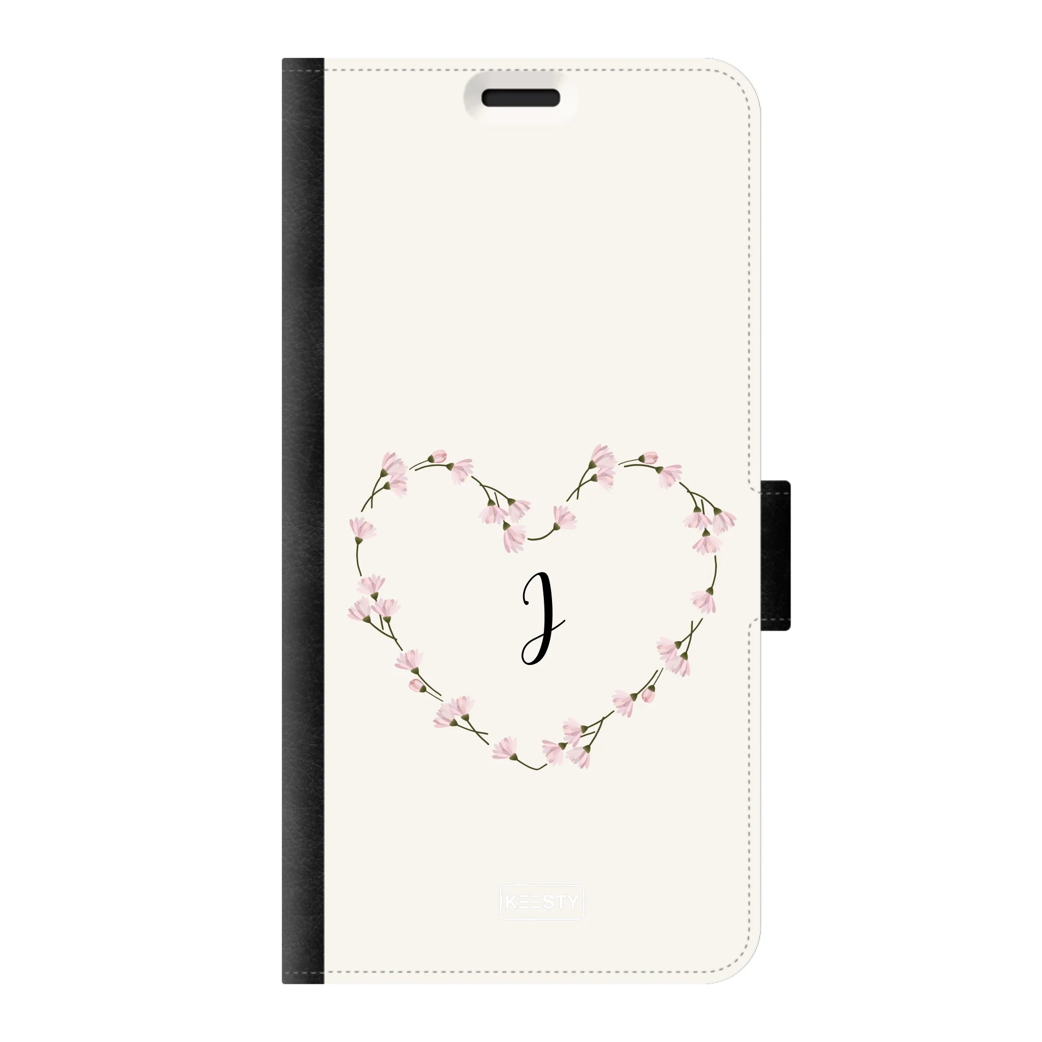 telefoonhoesje ontwerpen bloemen portemonnee Apple iPhone 15 Plus
