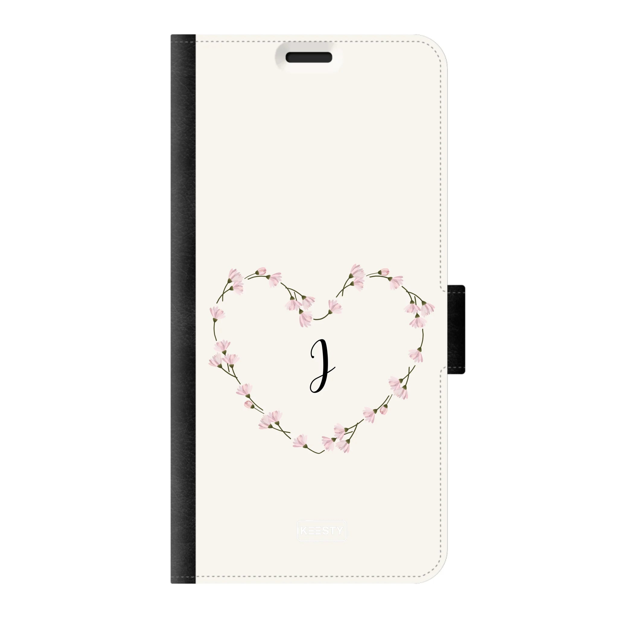 telefoonhoesje ontwerpen bloemen portemonnee Apple iPhone 15 Pro