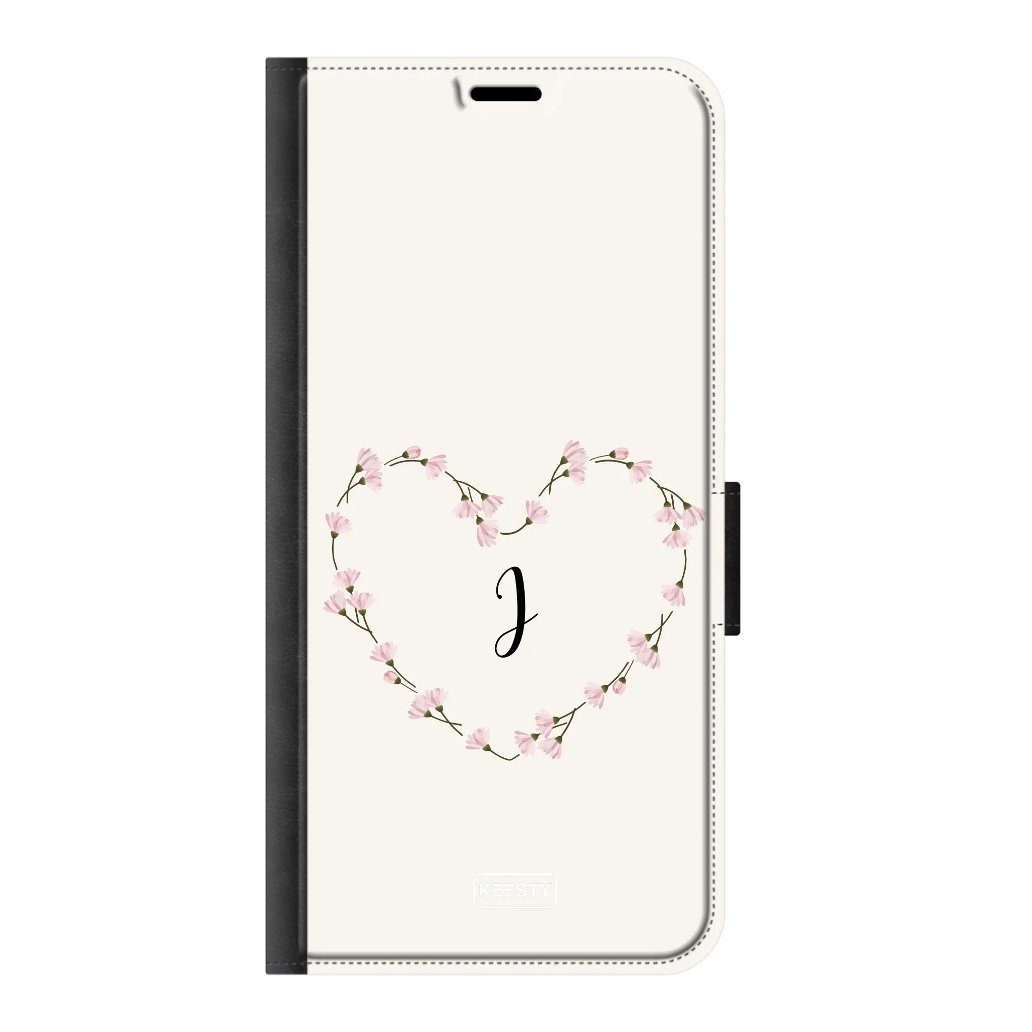 telefoonhoesje ontwerpen bloemen portemonnee Apple iPhone 15