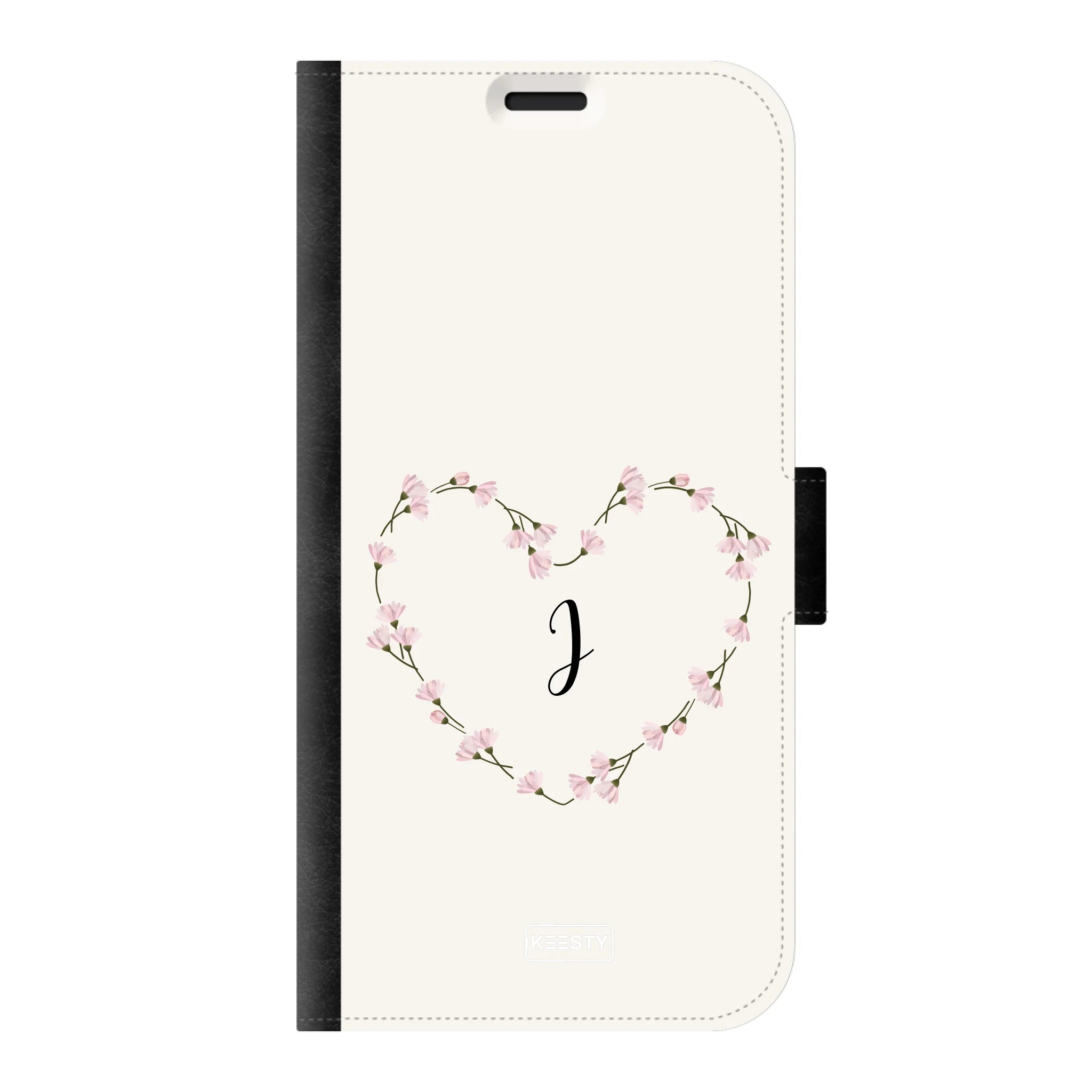 telefoonhoesje ontwerpen bloemen portemonnee Samsung Galaxy S22 Plus