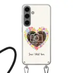 Telefoonhoesje Maken - Floral 4 - Hoesje met koord