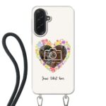 Telefoonhoesje Maken - Floral 4 - Hoesje met koord