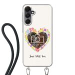 Telefoonhoesje Maken - Floral 4 - Hoesje met koord