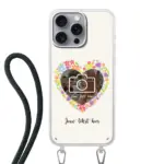 Telefoonhoesje Maken - Floral 4 - Hoesje met koord
