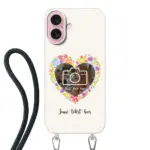 Telefoonhoesje Maken - Floral 4 - Hoesje met koord