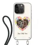Telefoonhoesje Maken - Floral 4 - Hoesje met koord