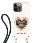 Telefoonhoesje Maken - Floral 4 - Hoesje met koord