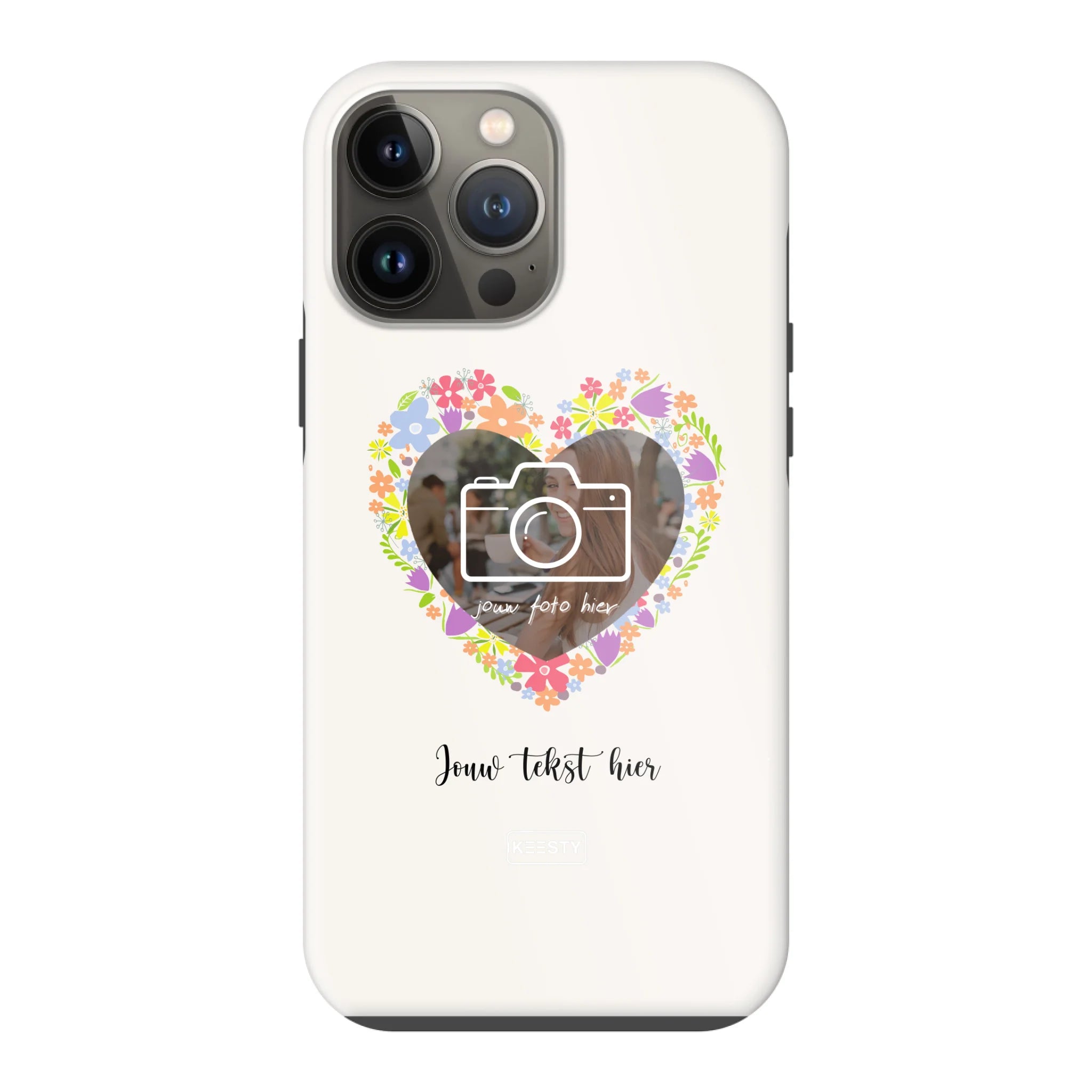Telefoonhoesje Ontwerpen - Floral 4 - Tough hoesje