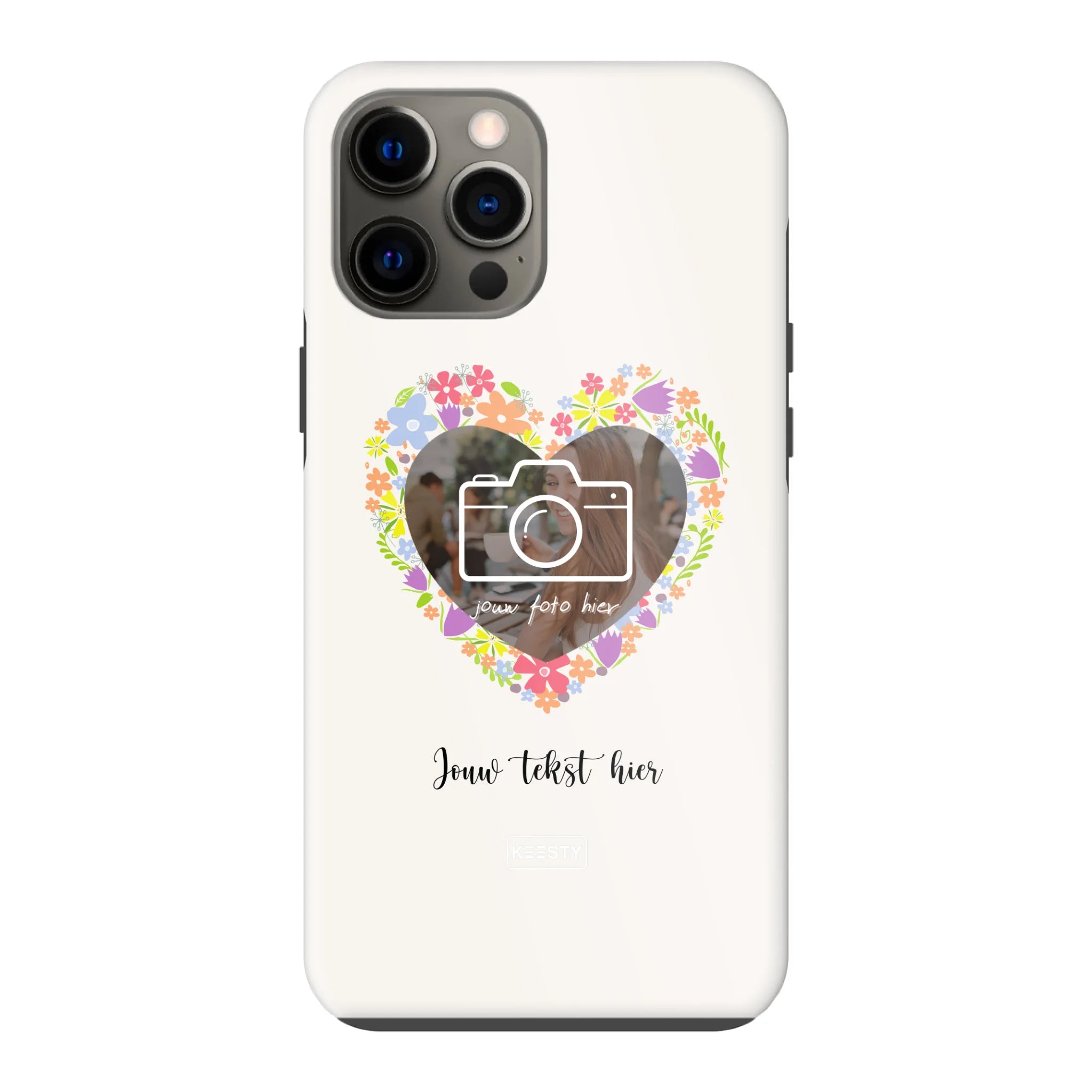Telefoonhoesje Ontwerpen - Floral 4 - Tough hoesje