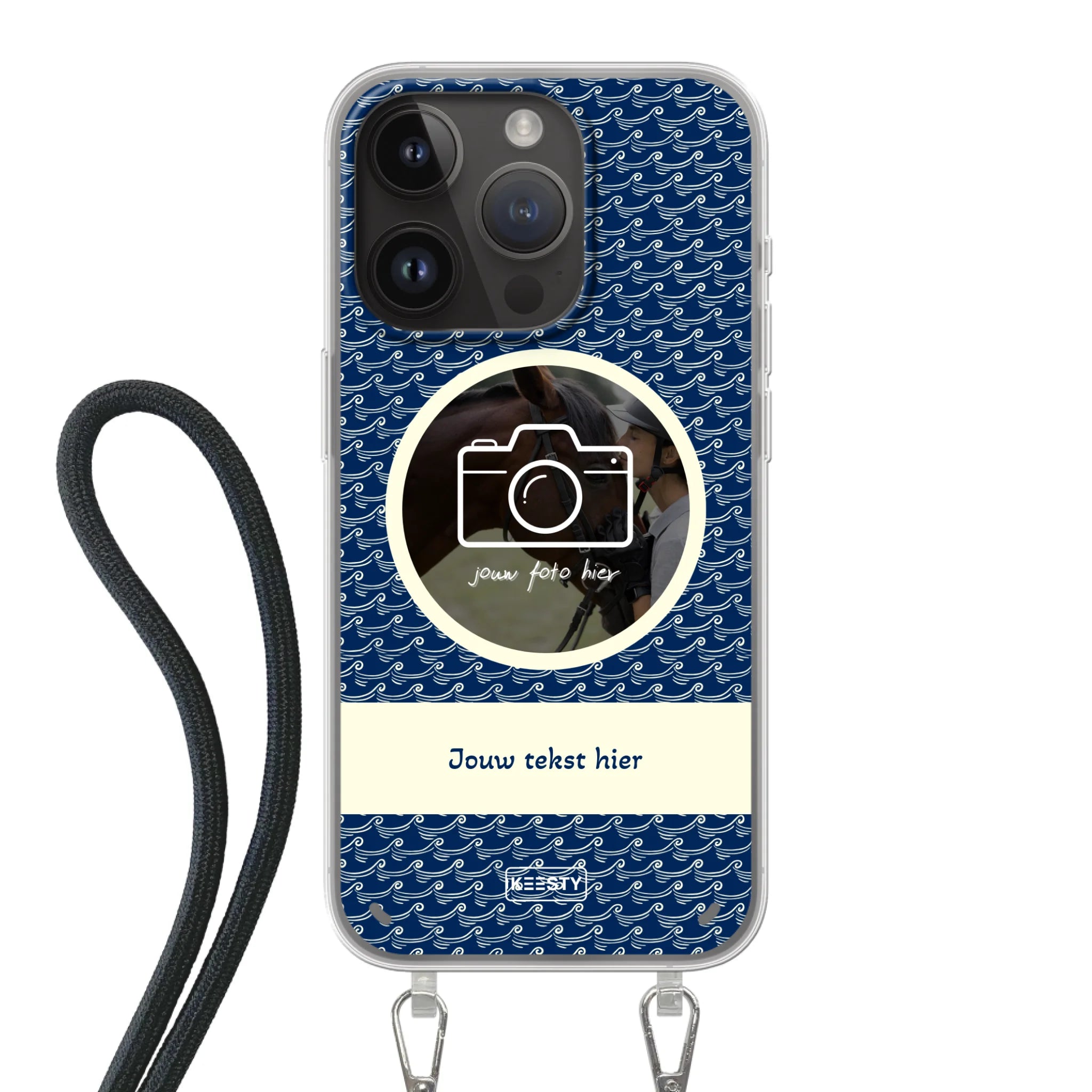 Telefoonhoesje ontwerpen koord waves 1 Samsung Galaxy S23 Ultra