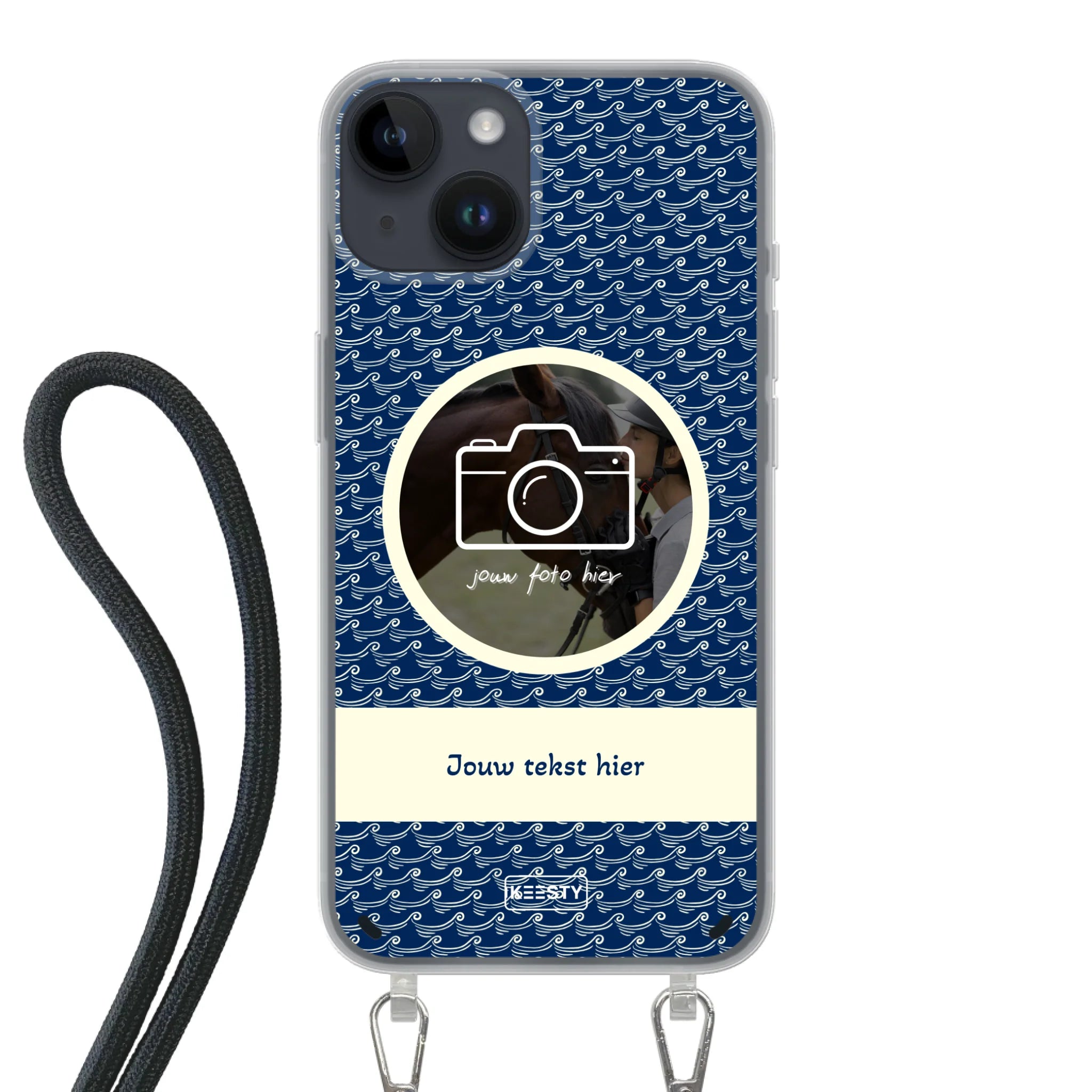 Telefoonhoesje ontwerpen koord waves 1 Samsung Galaxy S24 FE