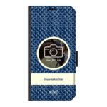 Telefoonhoesje ontwerpen portemonnee waves 1 Apple iPhone 14 Plus