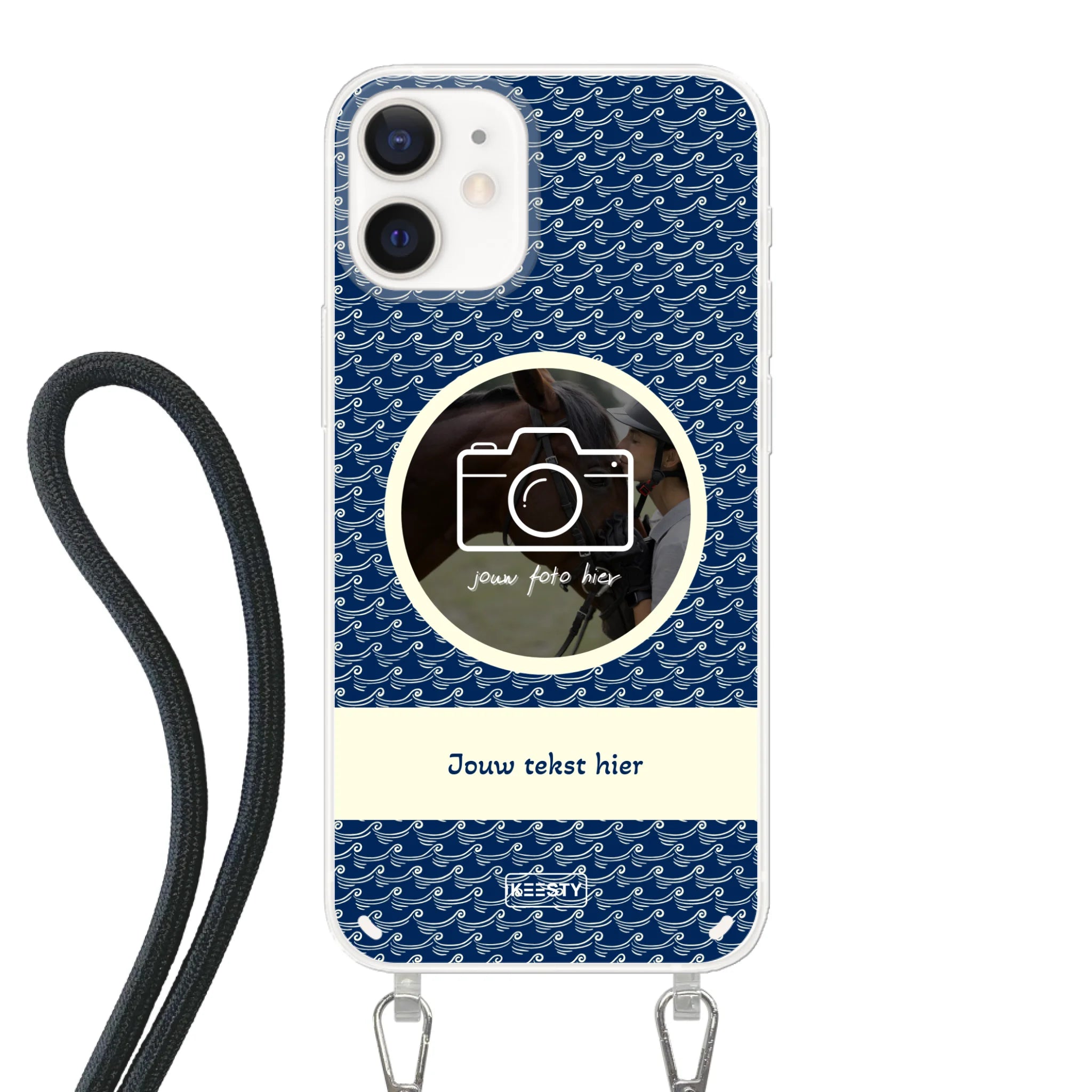 Telefoonhoesje ontwerpen koord waves 1 Samsung Galaxy S25 Ultra