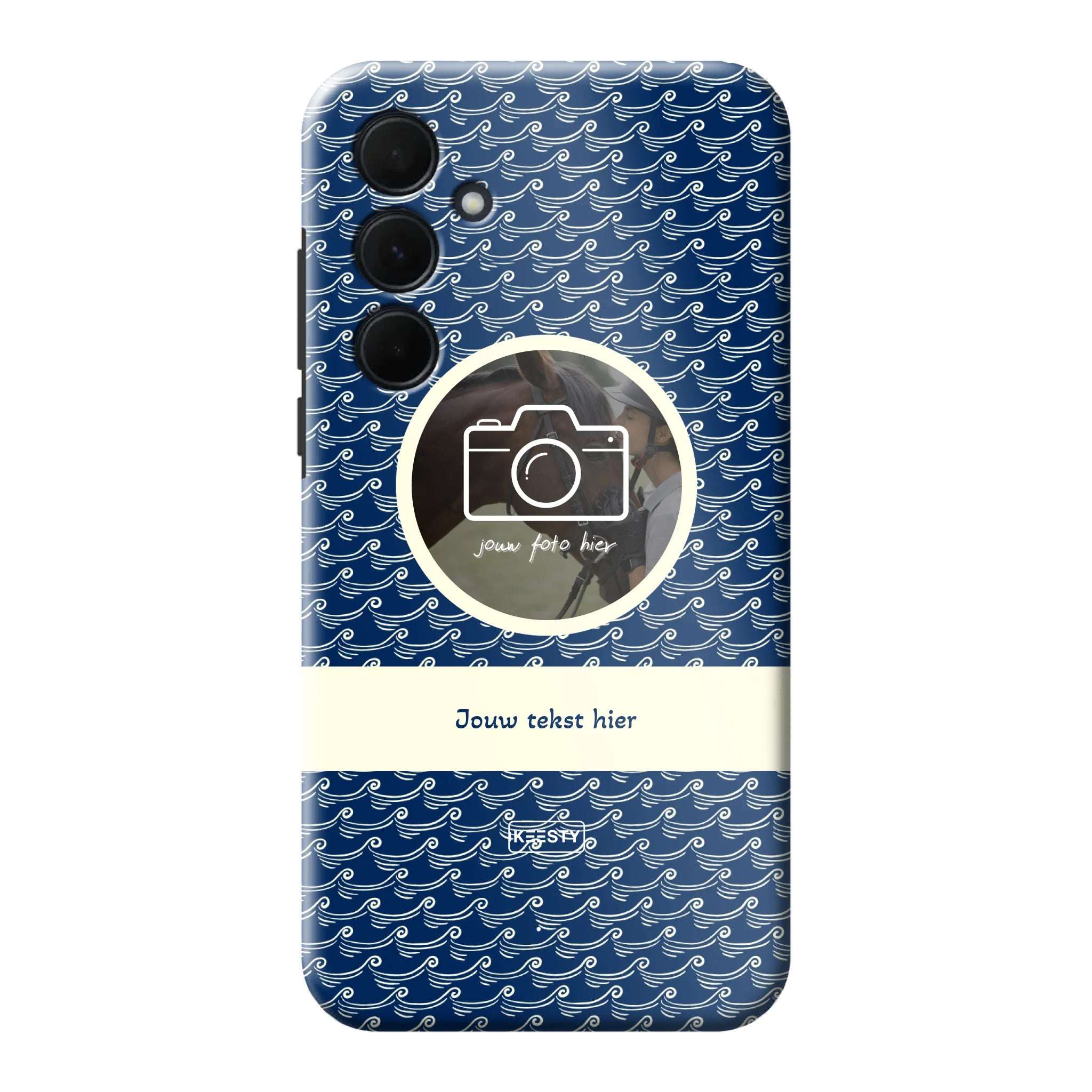 Telefoonhoesje ontwerpen tough waves 1 Apple iPhone 15