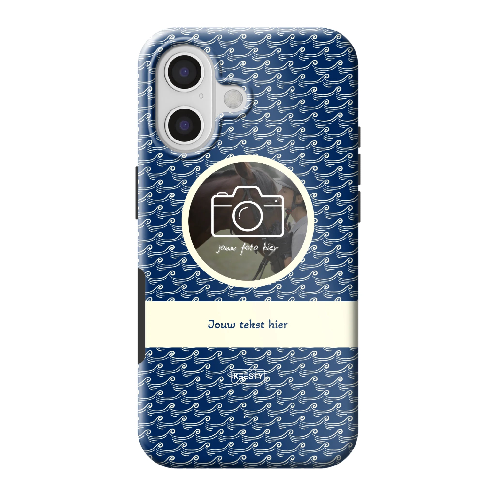 Telefoonhoesje ontwerpen tough waves 1 Apple iPhone SE 2020 & SE 2022