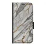 Telefoonhoesje ontwerpen met PortemonneeMarble Black Apple iPhone 17
