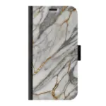 Telefoonhoesje ontwerpen met PortemonneeMarble Black Apple iPhone 16
