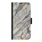 Telefoonhoesje ontwerpen met PortemonneeMarble Black Apple iPhone 16e