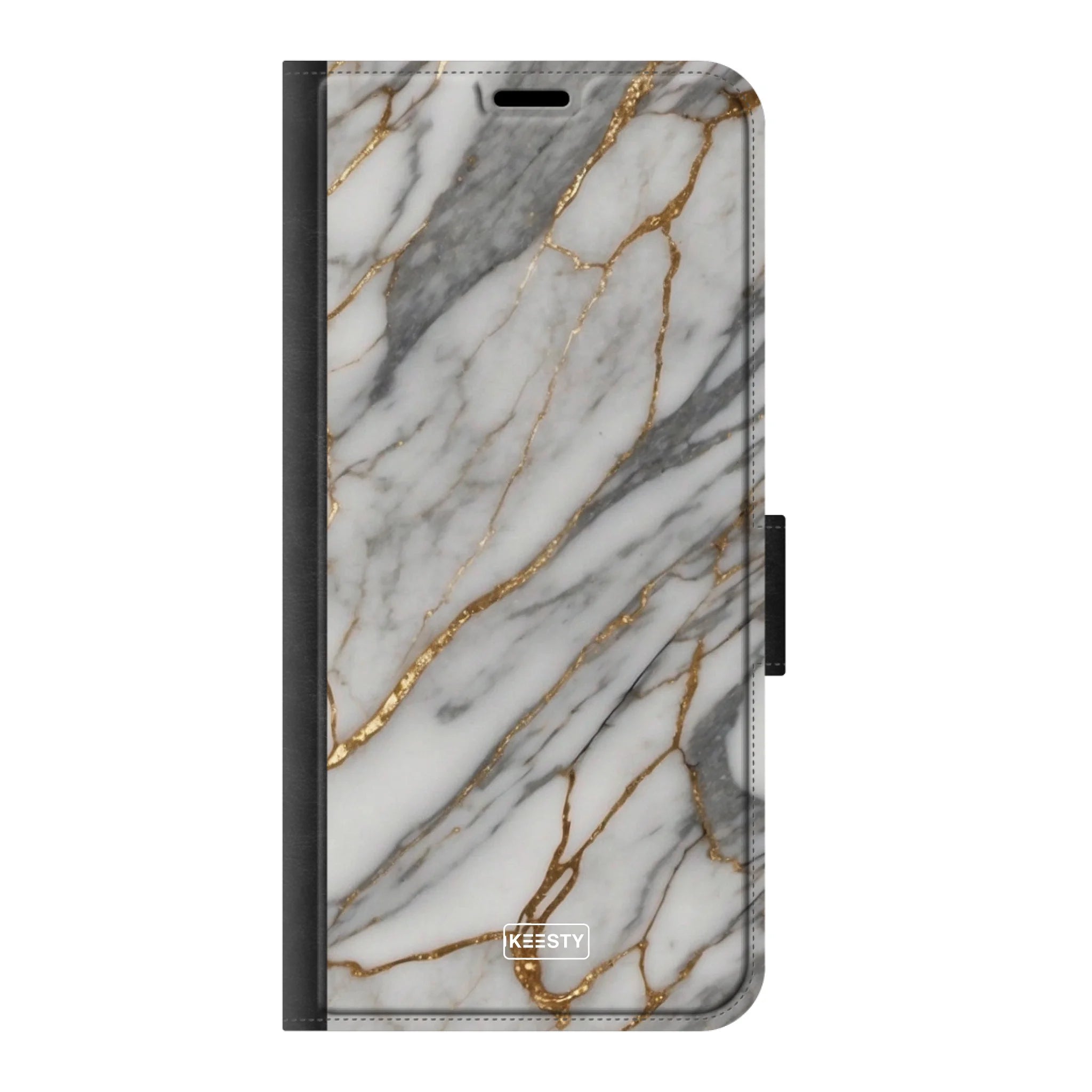 Telefoonhoesje ontwerpen met PortemonneeMarble Black Apple iPhone 11 Pro