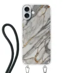 Telefoonhoesje ontwerpen - Marble Green - Hoesje met koord