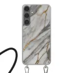 Telefoonhoesje ontwerpen - Marble Green - Hoesje met koord