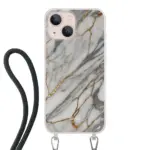Telefoonhoesje ontwerpen - Marble Green - Hoesje met koord