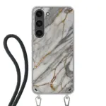 Telefoonhoesje ontwerpen - Marble Green - Hoesje met koord