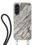 Telefoonhoesje ontwerpen - Marble Green - Hoesje met koord