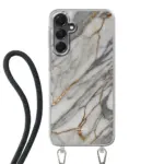 Telefoonhoesje ontwerpen - Marble Green - Hoesje met koord